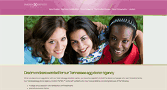 Desktop Screenshot of eggdonortn.com